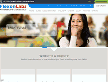 Tablet Screenshot of flexonlabs.com